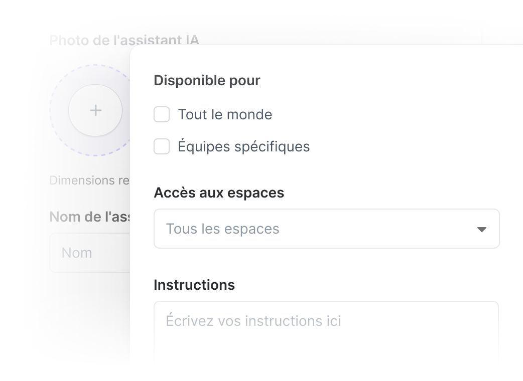 Un assistant par usage